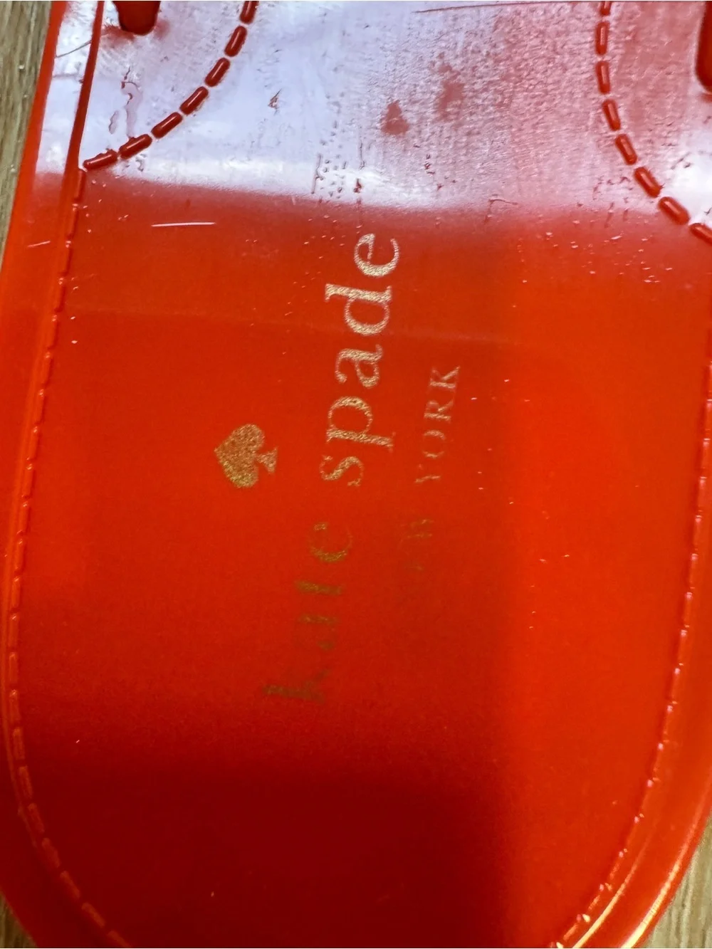 Kate Spade New York Jayla Bow Flip Flop Sandal Bright Coral 10